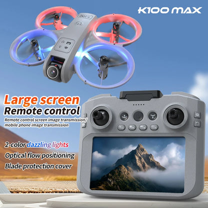 Xiaomi K100 MAX Mini Drone Professional 4K HD Dual Camera Fpv Screen Optical Flow Drone Toys Quadcopter Brushless Dron Toy Gift GLOBGRIP®