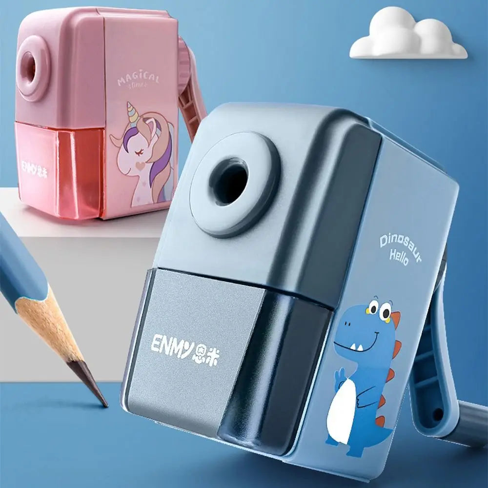 Dinosaur Pencil Sharpener | Fun Hand-Crank Sharpener for Kids | GLOBGRIP® GLOBGRIP®
