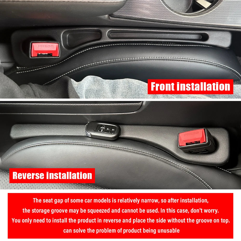 Waterproof Car Seat Gap Filler Organizer | Industrial Anti-Slip Solution GLOBGRIP®