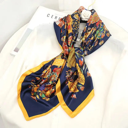 Luxury Silk Satin Square Scarf | Industrial Anti-Slip Solution GLOBGRIP®