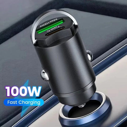 USB Car Charger 100W PD Type-C Fast Charging GLOBGRIP®