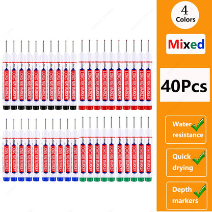 🖊️ 2cm Waterproof Long Head Deep Hole Marker Pen GLOBGRIP®