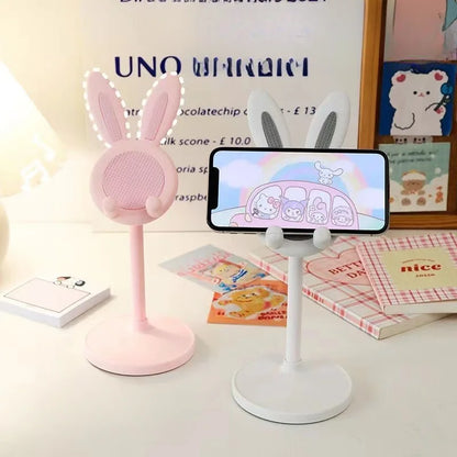 The cute Rabbit mobile phone stand desktop can lift and adjust the desktop phone accessories  phone stand  phone grip GLOBGRIP®
