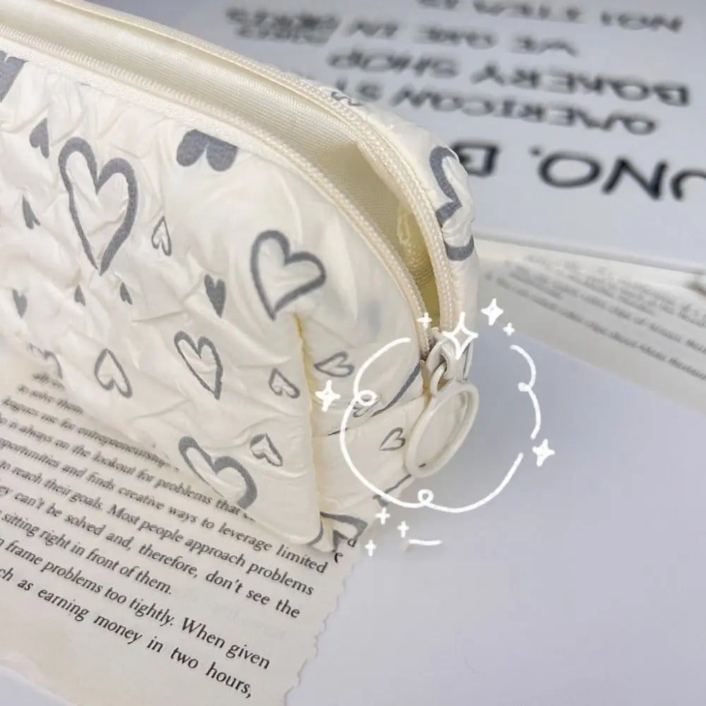 Love Print Pattern Pen Bag – Large Capacity & Multi-Use GLOBGRIP®