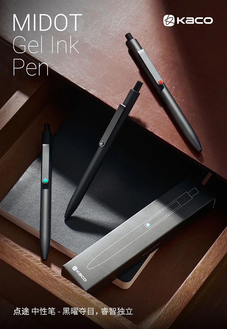 0.5mm MIDOT Gel Ink Pens, Quick-drying GLOBGRIP®