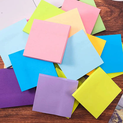 Fluorescent Sticky Notes 6 PCS | Bright Notes for Planning & Organization | GLOBGRIP® GLOBGRIP®