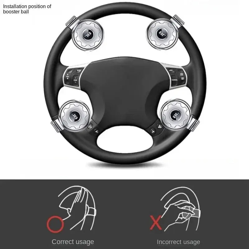 Steering Wheel Booster Ball Spinner | Industrial Anti-Slip Solution GLOBGRIP®