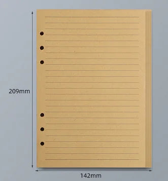 45 Sheets Loose-Leaf Notebook Refill – A5 / A6 / A7 Sizes GLOBGRIP®