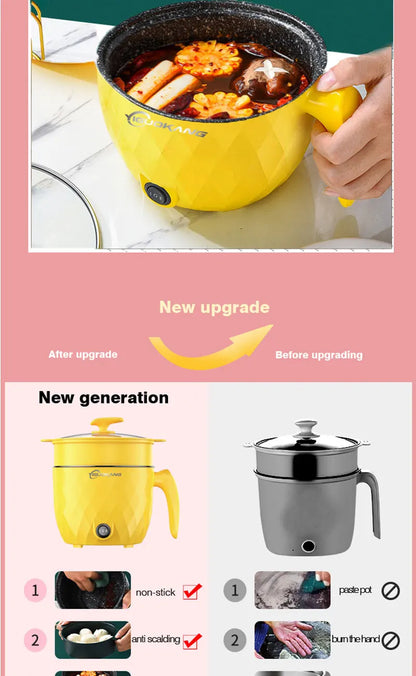 1.8L Multifunctional Electric Rice Cooker Mini Non-stick Cookware Multicooker for Home and Kitchen Appliances Pan Pots Offers GLOBGRIP®