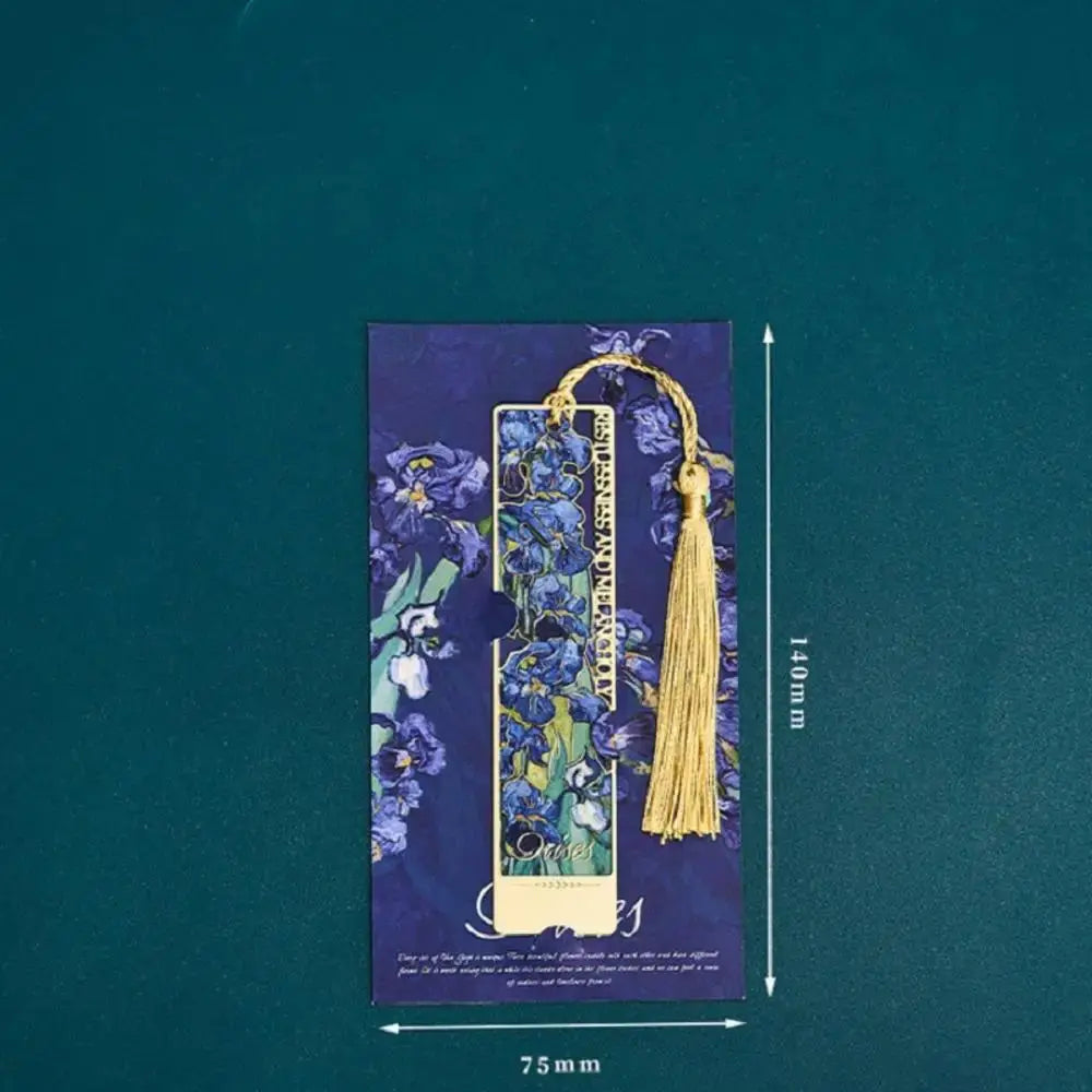 Aesthetic Floral Metal Bookmark | Industrial Anti-Slip Solution GLOBGRIP®