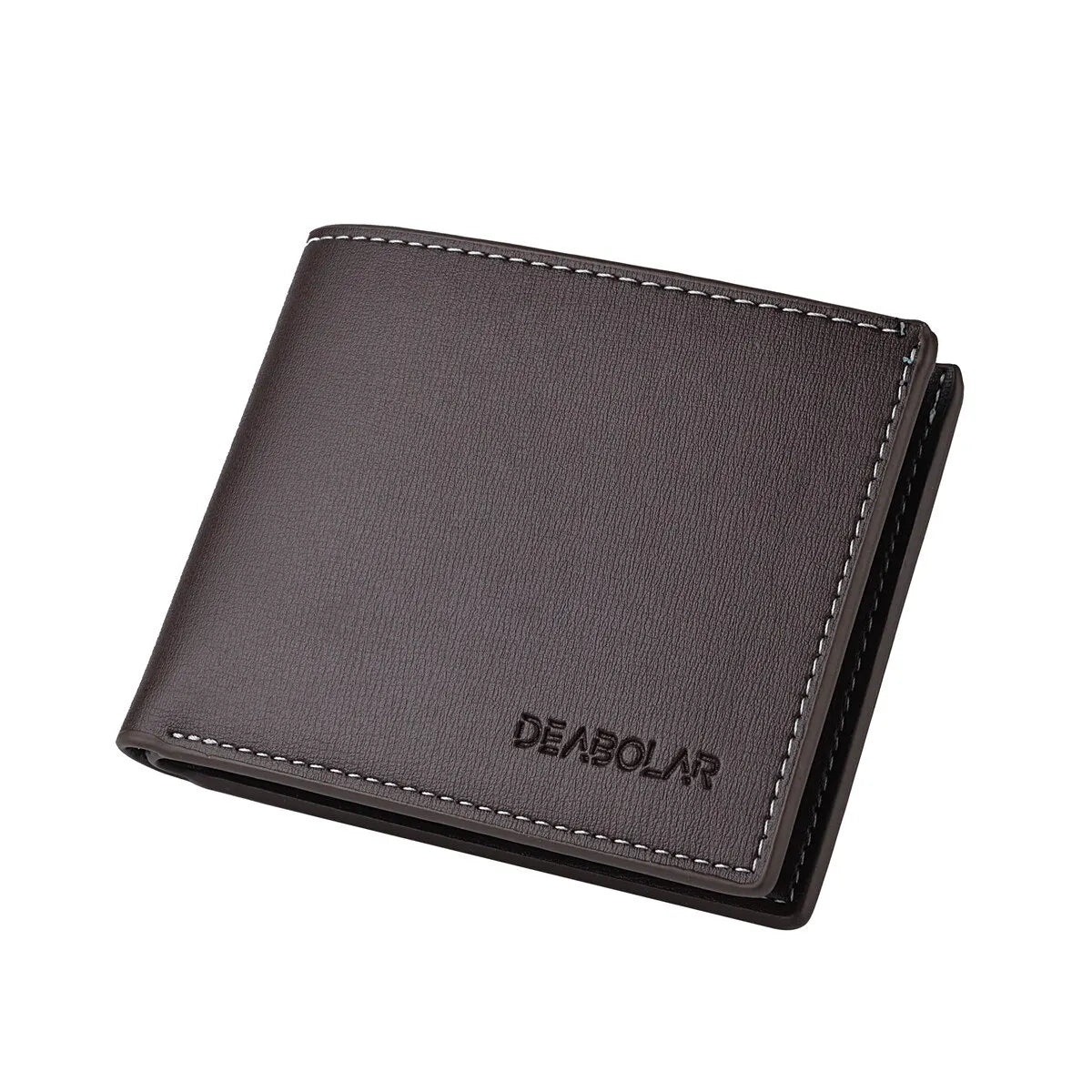 Pu Leather Men Short Wallet Thin Style Folding Young Men Credit Card Holder Wallet GLOBGRIP®