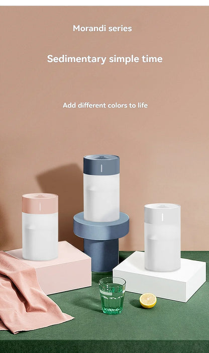 260ML Poratable Automatic Humidifier DiffuserWithout Oil Mute Quite Humidier Car USB For Home HouseWith Light Mini Humidifier GLOBGRIP®