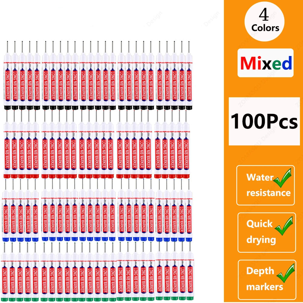 🖊️ 2cm Waterproof Long Head Deep Hole Marker Pen GLOBGRIP®