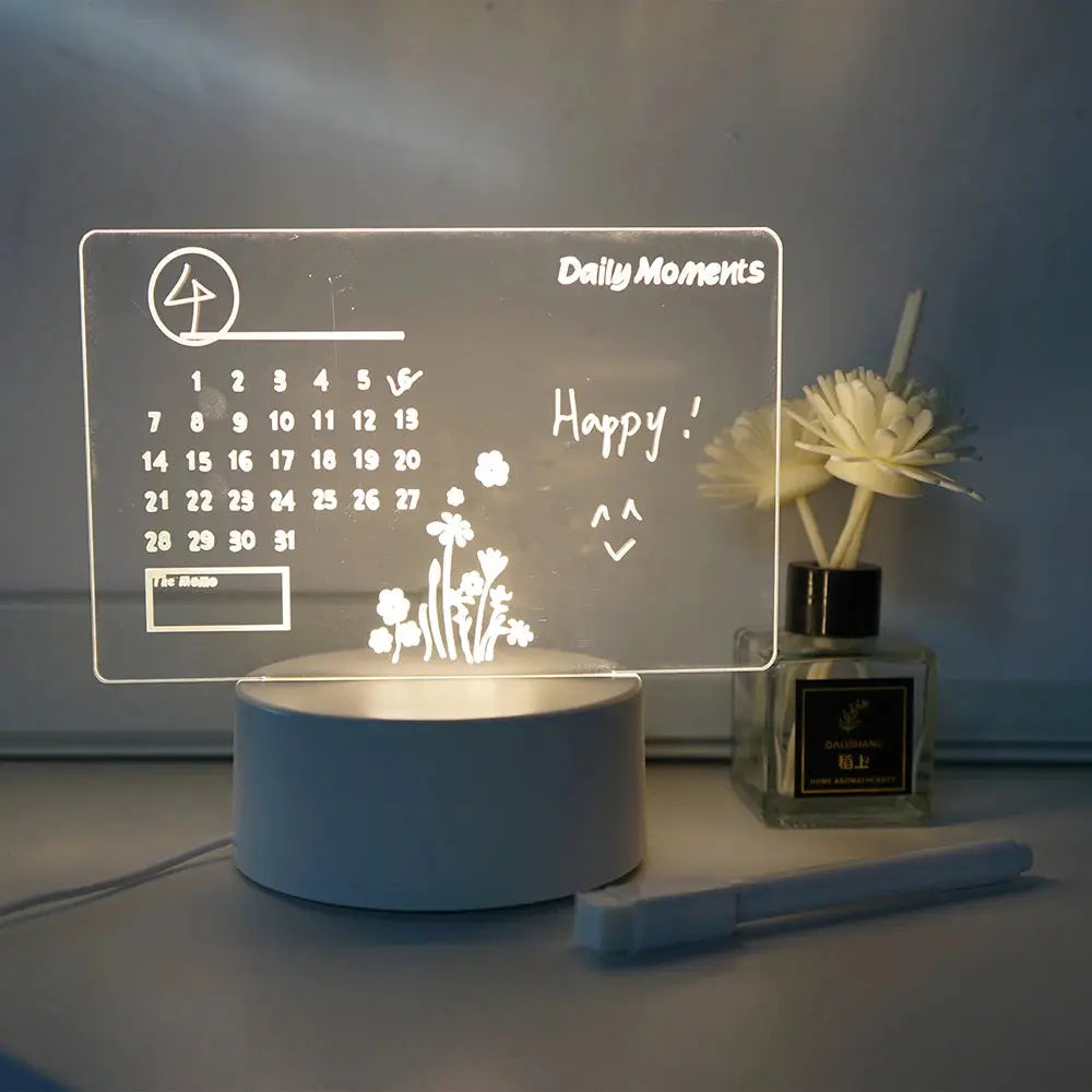 Creative LED Note Board Night Light | Industrial Anti-Slip Solution GLOBGRIP®
