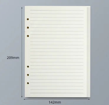 45 Sheets Loose-Leaf Notebook Refill – A5 / A6 / A7 Sizes GLOBGRIP®