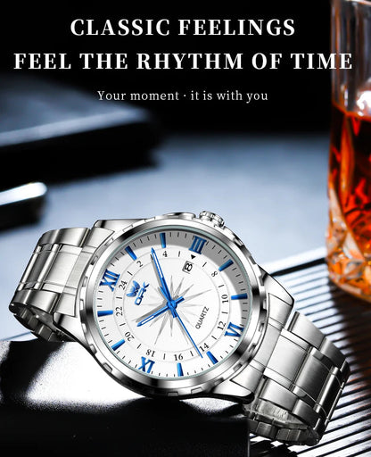 ✨ OPK Steel Belt Men’s Watch GLOBGRIP®