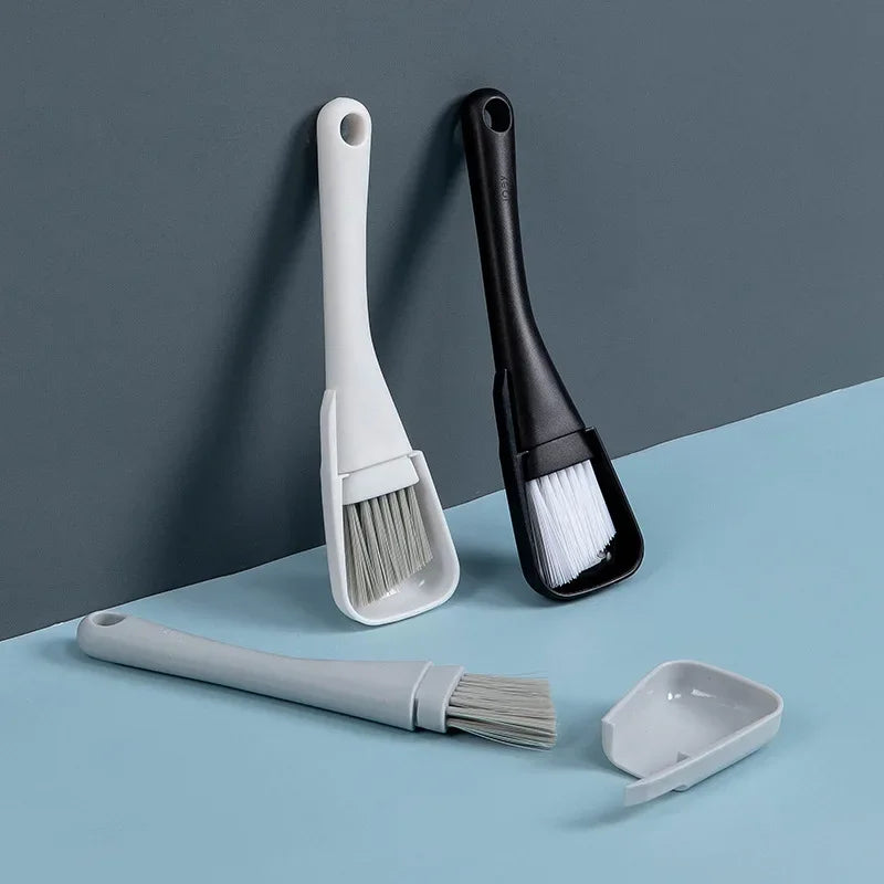 Window Groove Cleaning Brush Windows Slot Cleaner for Door Floor Gap Keyboard Brush+Dustpan 2 In 1 Household Cleaning Tools Kit - GLOBGRIP®