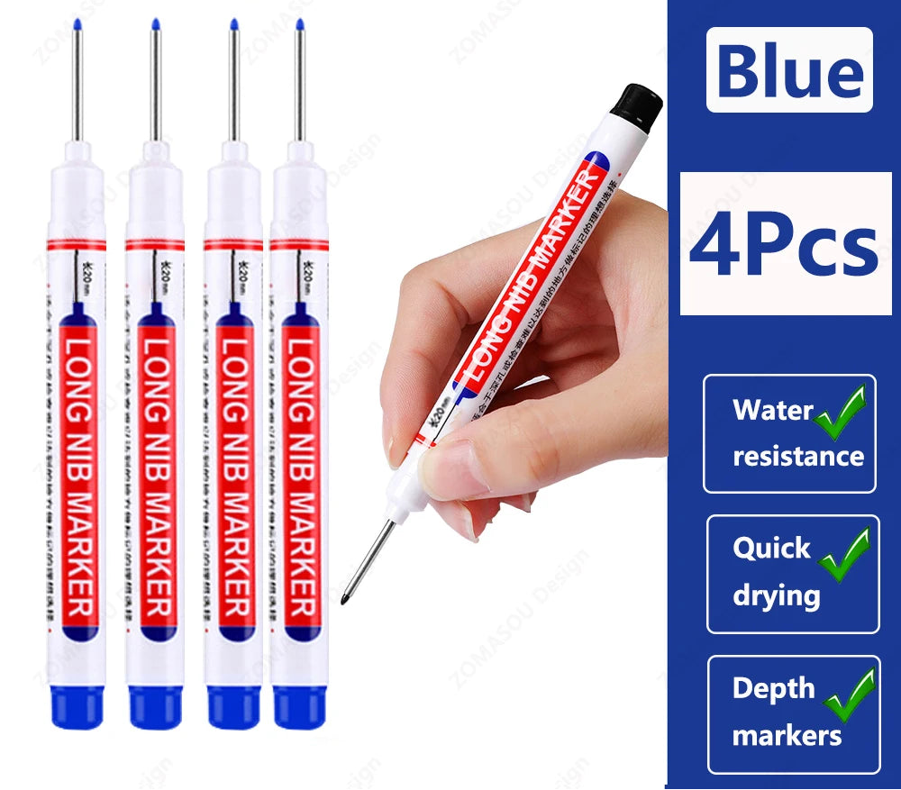 🖊️ 2cm Waterproof Long Head Deep Hole Marker Pen GLOBGRIP®