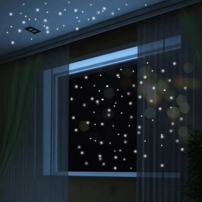 407pcs Luminous Wall Stickers Wall Decor Glow In The Dark Star Vinyl Sticker for Kid Room Creative Fluorescent Party Decoration GLOBGRIP®