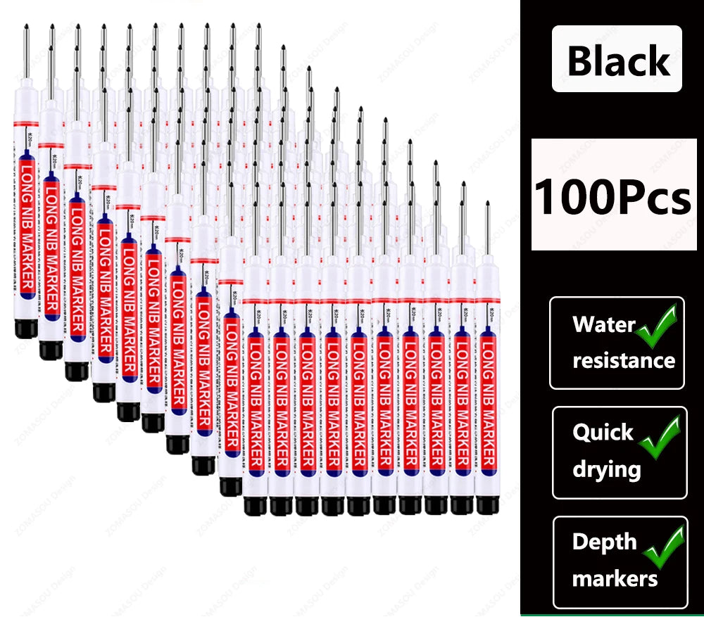 🖊️ 2cm Waterproof Long Head Deep Hole Marker Pen GLOBGRIP®