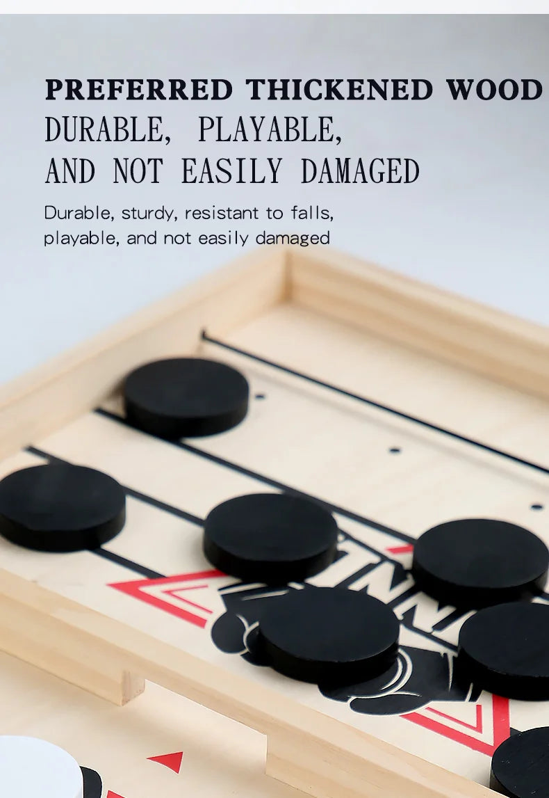 Table Hockey Paced Sling Board Puzzles Game Fast Winner Party Desktop Battle Chess Parent-child Interactive Toys For Children GLOBGRIP®