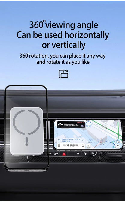 Magnetic Wireless Car Charger – Air Outlet GLOBGRIP®