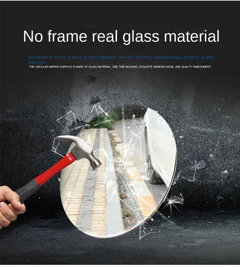 Car Blind Spot Rear View Mirror Wide Angle 360 Degree GLOBGRIP®