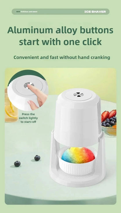 220V Automatic Electric Ice Shaver | Adjustable 2-speed Ice Crusher GLOBGRIP®