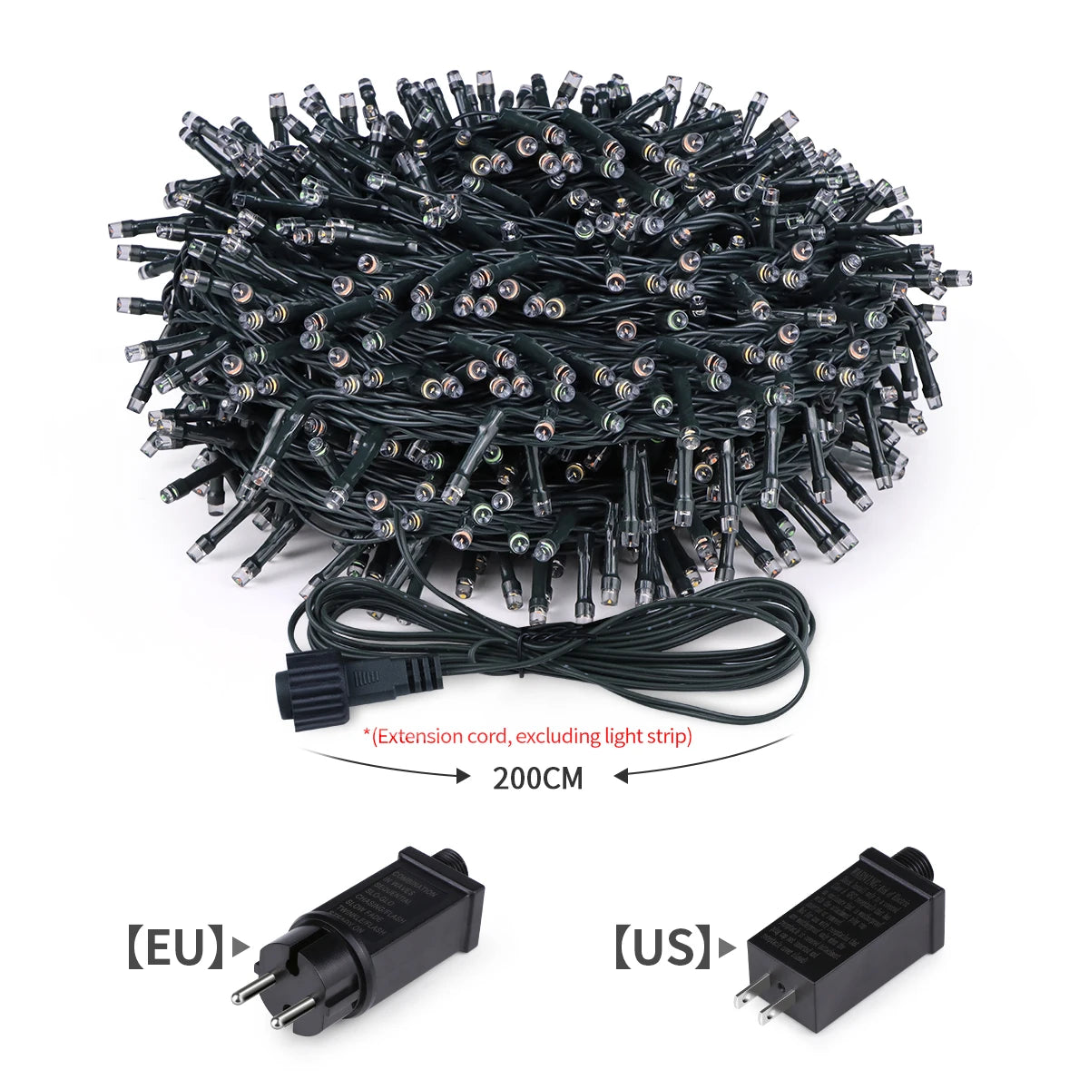 10M-100M Led Light String Street Garland Fairy Light 110V 220V Waterproof Outdoor Garden Party Wedding Christmas Decoration Lamp GLOBGRIP®