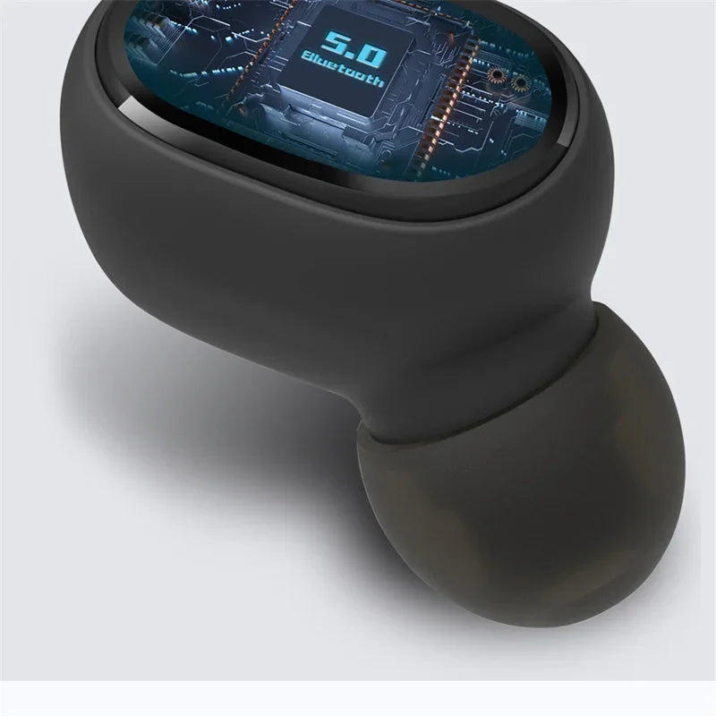 TWS E6S Wireless Bluetooth Earphones By Mic LED Display Stereo Noise Cancelling Headset With Charging Cable For All Smartphone GLOBGRIP®