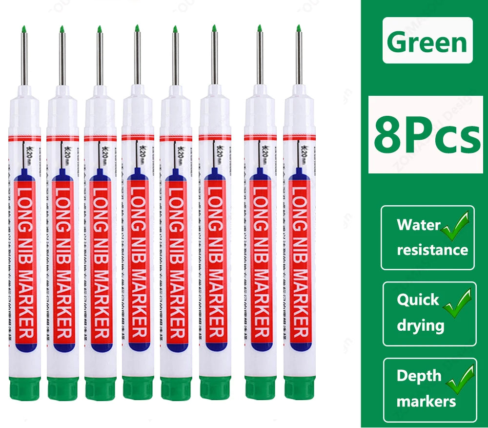 🖊️ 2cm Waterproof Long Head Deep Hole Marker Pen GLOBGRIP®