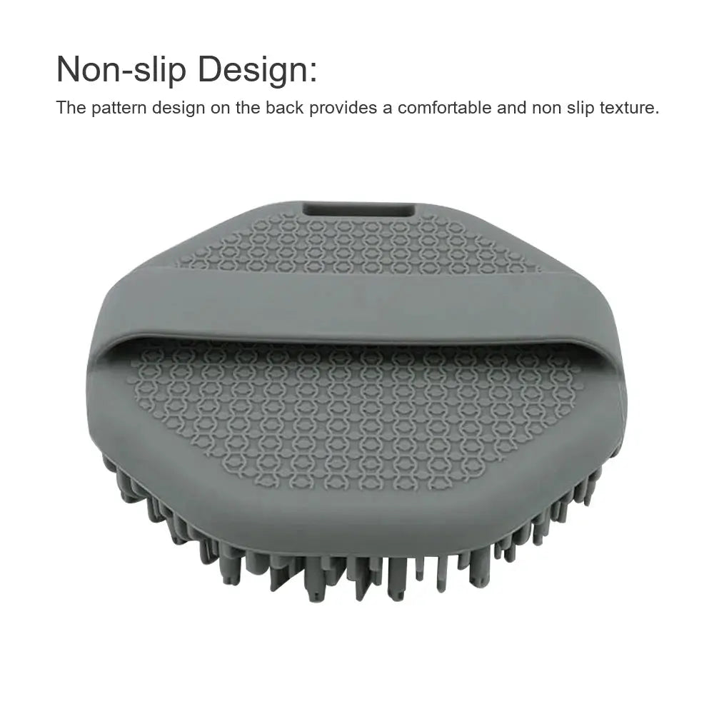 Soft Silicone Body Scrubber Bath Brush | Industrial Anti-Slip Solution GLOBGRIP®