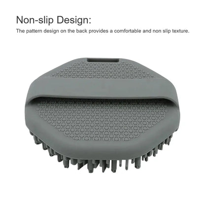 Soft Silicone Body Scrubber Bath Brush | Industrial Anti-Slip Solution GLOBGRIP®