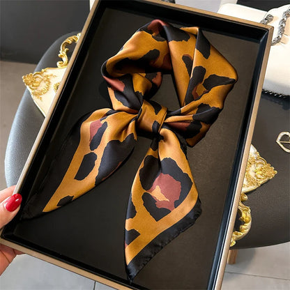 2024 New Fashion 70X70cmPrinted Women's Scarf Pashmina Silk Scarf Square Shawl Decorative Headband Neck Luxury Design Bandana GLOBGRIP®