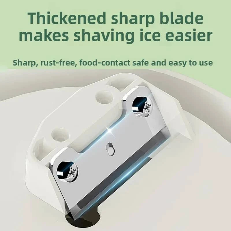 220V Automatic Electric Ice Shaver | Adjustable 2-speed Ice Crusher GLOBGRIP®