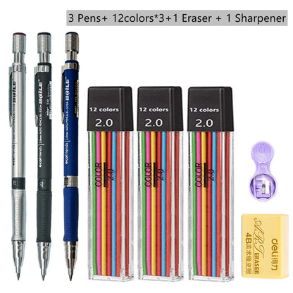 ✏️ Mechanical Pencil Set 2.0mm GLOBGRIP®