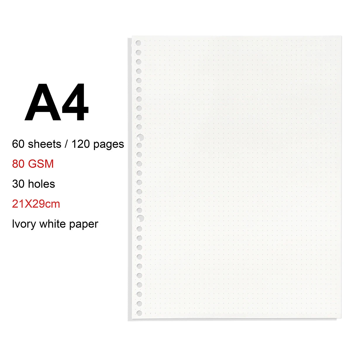 A4 / B5 / A5 Loose-Leaf Refill Binder Notebook GLOBGRIP®