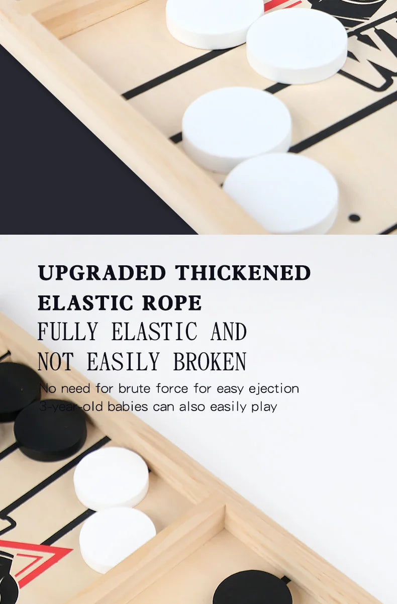 Table Hockey Paced Sling Board Puzzles Game Fast Winner Party Desktop Battle Chess Parent-child Interactive Toys For Children GLOBGRIP®