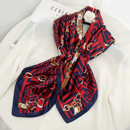 Luxury Silk Satin Square Scarf | Industrial Anti-Slip Solution GLOBGRIP®