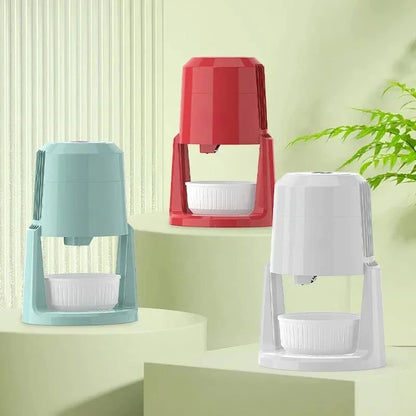 220V Automatic Electric Ice Shaver | Adjustable 2-speed Ice Crusher GLOBGRIP®