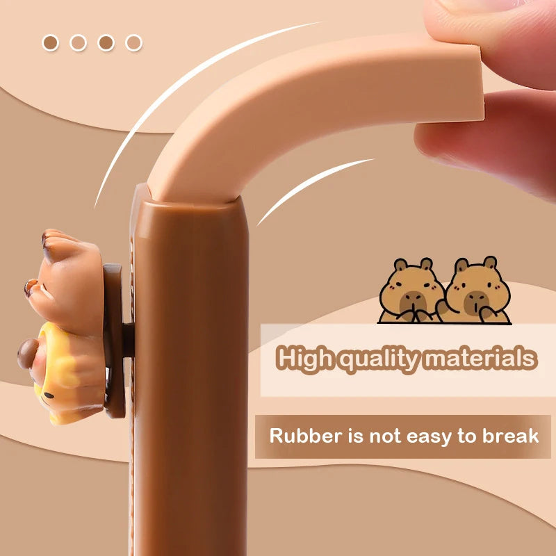 Kawaii Capybara Eraser | Fun Push-Pull Cute Stationery | GLOBGRIP® GLOBGRIP®