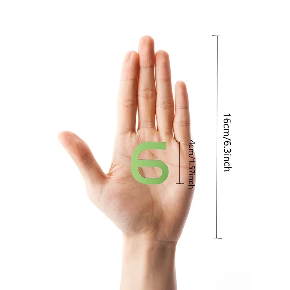 Digital Clock Wall Stickers Needle Decoration Glowing Clocks DIY Bedroom Living Home Quartz Creatives Removable Room Watches GLOBGRIP®