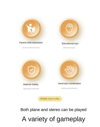 🧠 120 Challenges IQ 3D Puzzle Board Game - 2D GLOBGRIP®