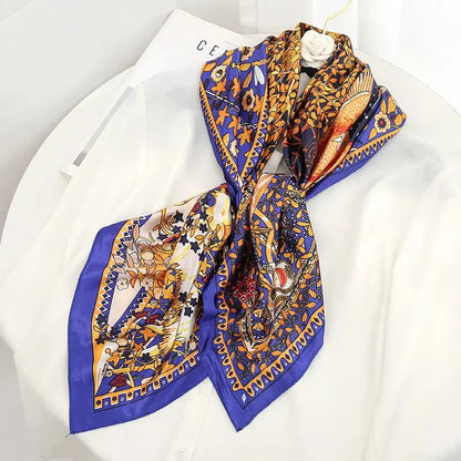 Luxury Silk Satin Square Scarf | Industrial Anti-Slip Solution GLOBGRIP®