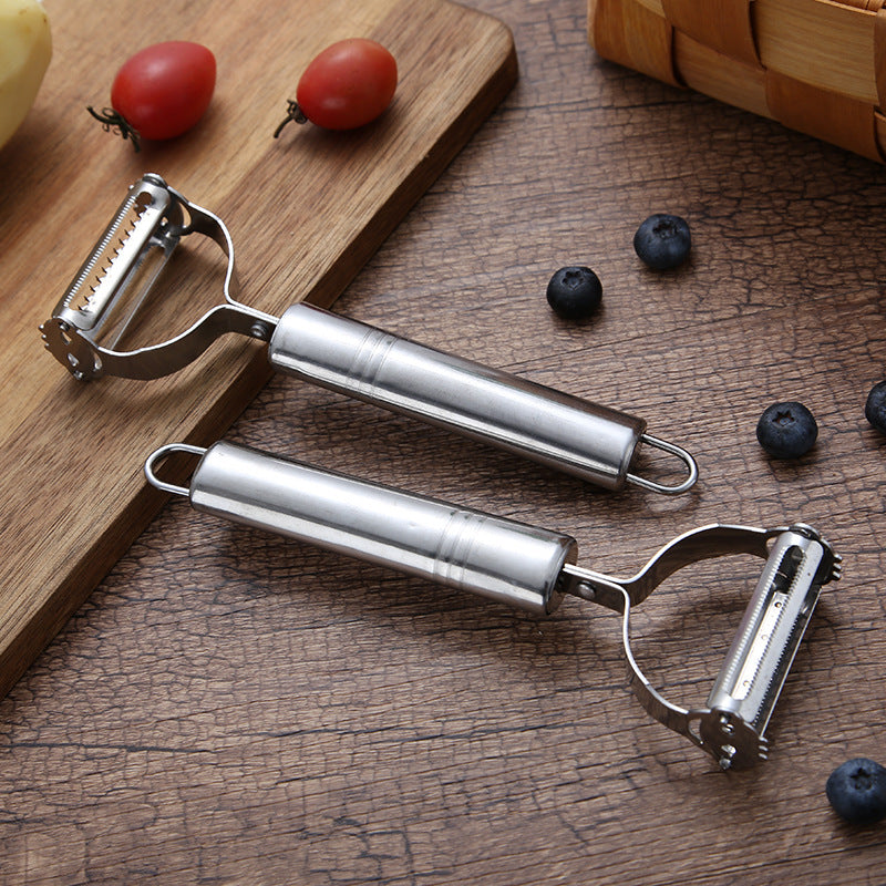 High Quality Stainless Steel Potato Cucumber Carrot Grater Julienne Peeler Vegetables Fruit Peeler Vegetable Slicer GLOBGRIP®