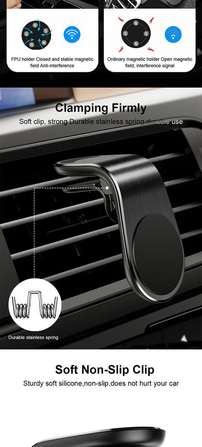 Magnetic Car Phone Holder Air Vent Clip GLOBGRIP®