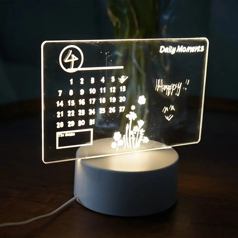 Creative LED Note Board Night Light | Industrial Anti-Slip Solution GLOBGRIP®