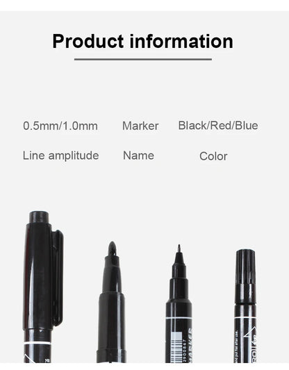 🎨  🎨 3Pcs Dual Tip Marker Pens GLOBGRIP®