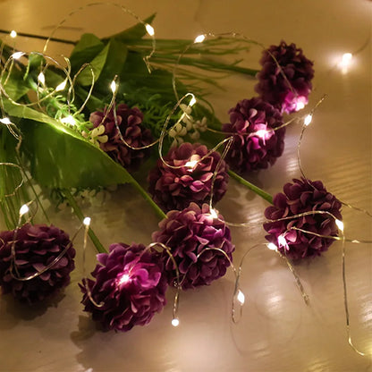 10/20/30M USB LED String Lights Copper Silver Wire Garland Light Waterproof Fairy Lights For Christmas Wedding Party Decoration GLOBGRIP®