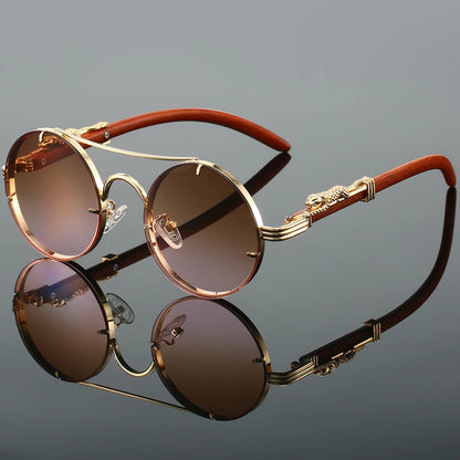 Vintage Round Sunglasses Men Fashion GLOBGRIP®